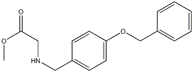  methyl 2-({[4-(benzyloxy)phenyl]methyl}amino)acetate