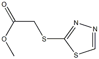 methyl 2-(1,3,4-thiadiazol-2-ylsulfanyl)acetate Structure