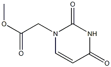methyl 2-(2,4-dioxo-1,2,3,4-tetrahydropyrimidin-1-yl)acetate Structure