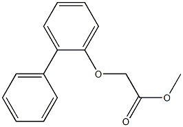 methyl 2-(2-phenylphenoxy)acetate Structure