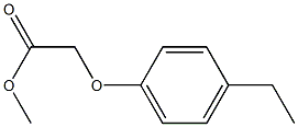 methyl 2-(4-ethylphenoxy)acetate Structure