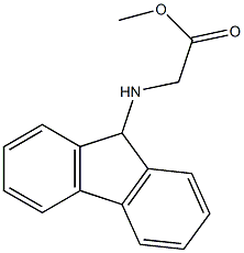 methyl 2-(9H-fluoren-9-ylamino)acetate Structure