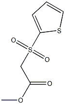 methyl 2-(thiophene-2-sulfonyl)acetate Structure
