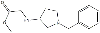 methyl 2-[(1-benzylpyrrolidin-3-yl)amino]acetate