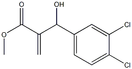 methyl 2-[(3,4-dichlorophenyl)(hydroxy)methyl]prop-2-enoate Structure