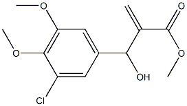 methyl 2-[(3-chloro-4,5-dimethoxyphenyl)(hydroxy)methyl]prop-2-enoate