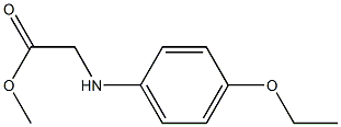methyl 2-[(4-ethoxyphenyl)amino]acetate Structure