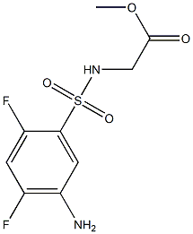 methyl 2-[(5-amino-2,4-difluorobenzene)sulfonamido]acetate