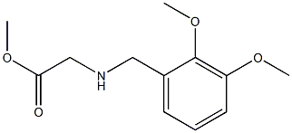  methyl 2-{[(2,3-dimethoxyphenyl)methyl]amino}acetate