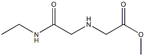 methyl 2-{[(ethylcarbamoyl)methyl]amino}acetate Structure