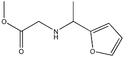 methyl 2-{[1-(furan-2-yl)ethyl]amino}acetate Structure