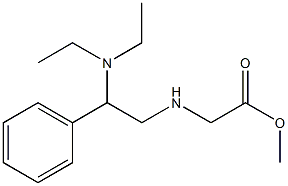  methyl 2-{[2-(diethylamino)-2-phenylethyl]amino}acetate