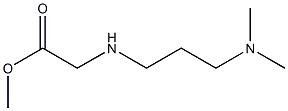 methyl 2-{[3-(dimethylamino)propyl]amino}acetate Struktur