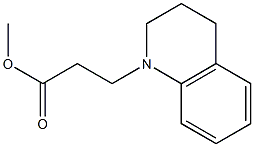 methyl 3-(1,2,3,4-tetrahydroquinolin-1-yl)propanoate 化学構造式