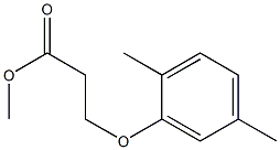 methyl 3-(2,5-dimethylphenoxy)propanoate Struktur