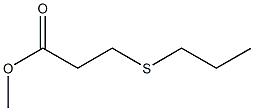 methyl 3-(propylsulfanyl)propanoate Struktur
