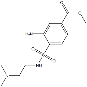 methyl 3-amino-4-{[2-(dimethylamino)ethyl]sulfamoyl}benzoate Struktur