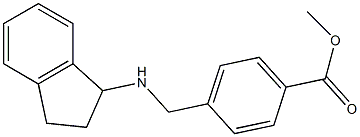  methyl 4-[(2,3-dihydro-1H-inden-1-ylamino)methyl]benzoate