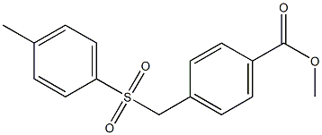 methyl 4-{[(4-methylbenzene)sulfonyl]methyl}benzoate Structure