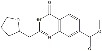 methyl 4-oxo-2-(tetrahydrofuran-2-ylmethyl)-3,4-dihydroquinazoline-7-carboxylate|