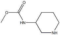 methyl N-(piperidin-3-yl)carbamate Struktur