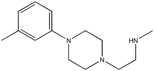 methyl({2-[4-(3-methylphenyl)piperazin-1-yl]ethyl})amine,,结构式