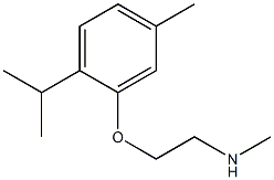 methyl({2-[5-methyl-2-(propan-2-yl)phenoxy]ethyl})amine Struktur