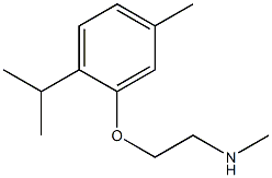  methyl({2-[5-methyl-2-(propan-2-yl)phenoxy]ethyl})amine