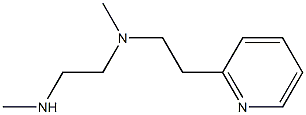 methyl[2-(methylamino)ethyl][2-(pyridin-2-yl)ethyl]amine,,结构式