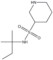 N-(1,1-dimethylpropyl)piperidine-3-sulfonamide Structure