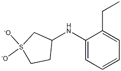N-(1,1-dioxidotetrahydrothien-3-yl)-N-(2-ethylphenyl)amine 结构式