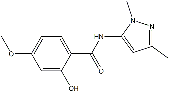 N-(1,3-dimethyl-1H-pyrazol-5-yl)-2-hydroxy-4-methoxybenzamide