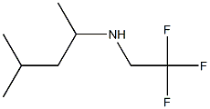 N-(1,3-dimethylbutyl)-N-(2,2,2-trifluoroethyl)amine 化学構造式