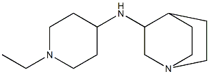 N-(1-ethylpiperidin-4-yl)-1-azabicyclo[2.2.2]octan-3-amine Structure