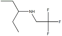 N-(1-ethylpropyl)-N-(2,2,2-trifluoroethyl)amine Struktur