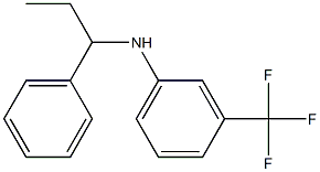 N-(1-phenylpropyl)-3-(trifluoromethyl)aniline Structure