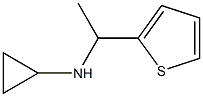 N-(1-thien-2-ylethyl)cyclopropanamine Structure