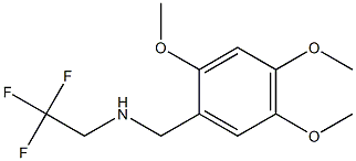 N-(2,2,2-trifluoroethyl)-N-(2,4,5-trimethoxybenzyl)amine,,结构式