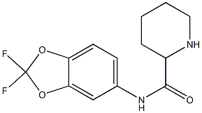 N-(2,2-difluoro-2H-1,3-benzodioxol-5-yl)piperidine-2-carboxamide Structure