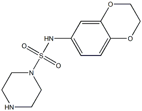 N-(2,3-dihydro-1,4-benzodioxin-6-yl)piperazine-1-sulfonamide Structure