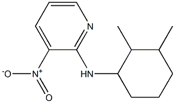N-(2,3-dimethylcyclohexyl)-3-nitropyridin-2-amine Struktur