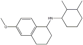 N-(2,3-dimethylcyclohexyl)-6-methoxy-1,2,3,4-tetrahydronaphthalen-1-amine 化学構造式