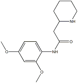 N-(2,4-dimethoxyphenyl)-2-(piperidin-2-yl)acetamide