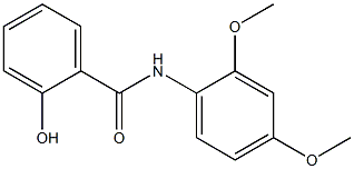 N-(2,4-dimethoxyphenyl)-2-hydroxybenzamide Structure