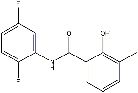 N-(2,5-difluorophenyl)-2-hydroxy-3-methylbenzamide Structure