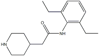  N-(2,6-diethylphenyl)-2-piperidin-4-ylacetamide