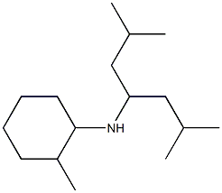 N-(2,6-dimethylheptan-4-yl)-2-methylcyclohexan-1-amine Structure