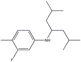 N-(2,6-dimethylheptan-4-yl)-3-fluoro-4-methylaniline