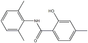 N-(2,6-dimethylphenyl)-2-hydroxy-4-methylbenzamide Structure