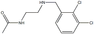 N-(2-{[(2,3-dichlorophenyl)methyl]amino}ethyl)acetamide 结构式